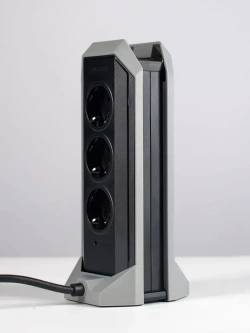 Вертикальный сетевой фильтр GAME TOWER EV-101, черный