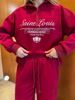 Костюм Saint Louis винный