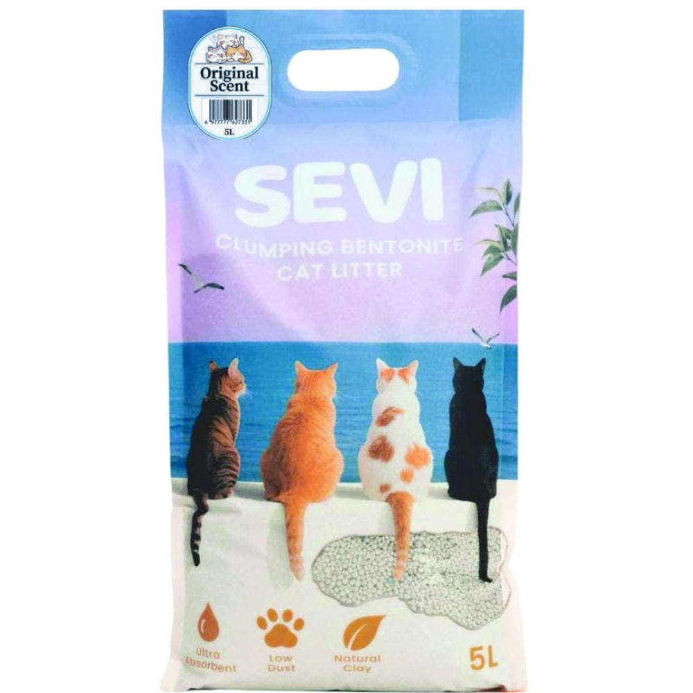 Наполнитель бентонит Sevi Лаванда 5 л