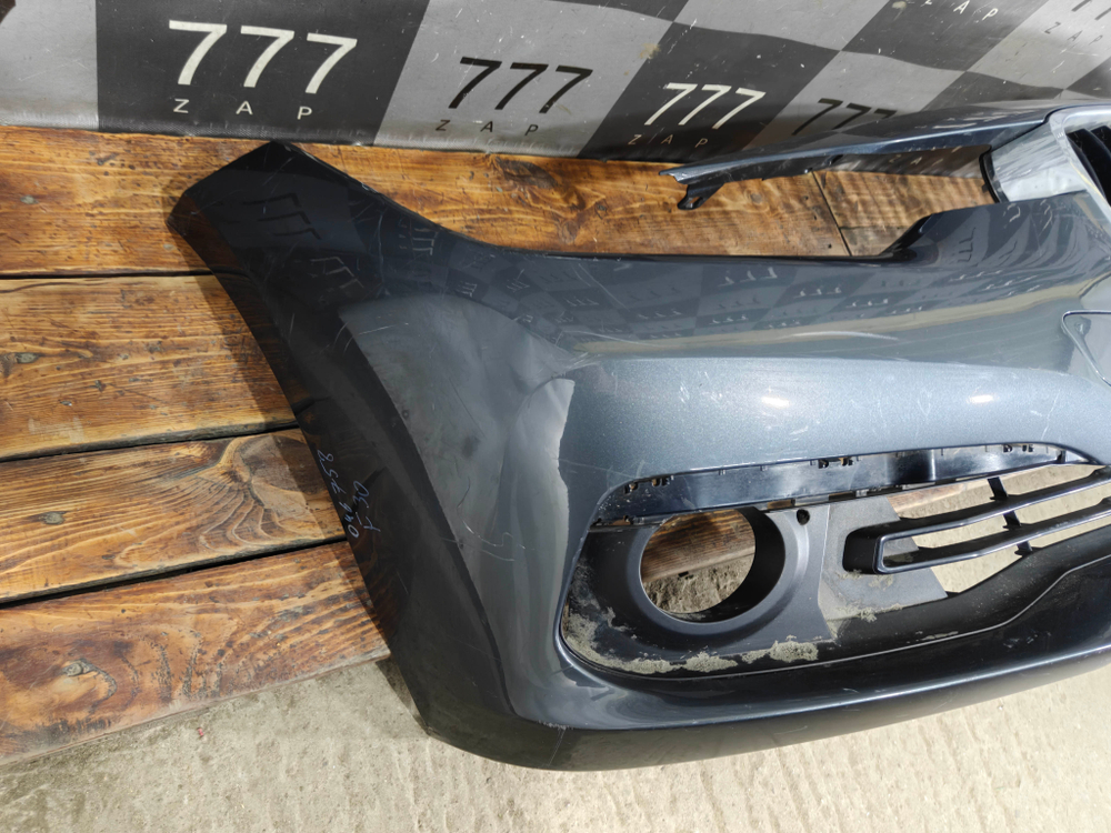 Бампер передний + решетка радиатора BMW 3-Series (F30) 15-20 Б/У Оригинал 51117445093