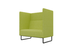 Bronks Диван одноместный BROS-1 Romeo 07/Металл Черный 1050*760*1180