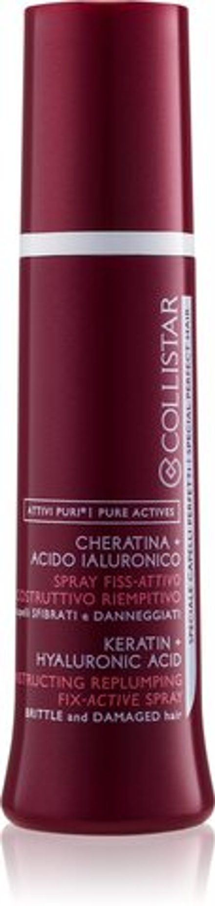Collistar Special Perfect Hair Keratin+Hyaluronic Acid Spray - защитный спрей, разглаживающий и регенерирующий поврежденные волосы /   100  ml  / GTIN 8015150292221