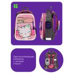 Ранец Berlingo Expert "Cat Hugs" 37*28*16см, 2 отделения, 2 кармана, анатомическая спинка