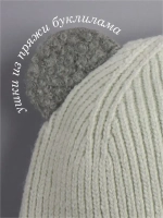 Шапка для мальчика с ушками осенняя