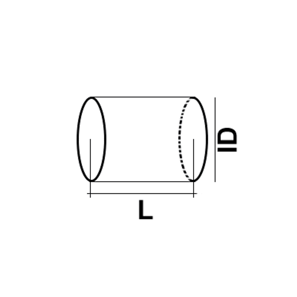 Термоусадочная ПВХ заглушка D=46 мм L=60 мм (1000 шт.)