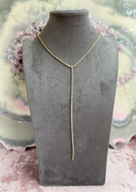 Колье со стразами 2мм, сталь