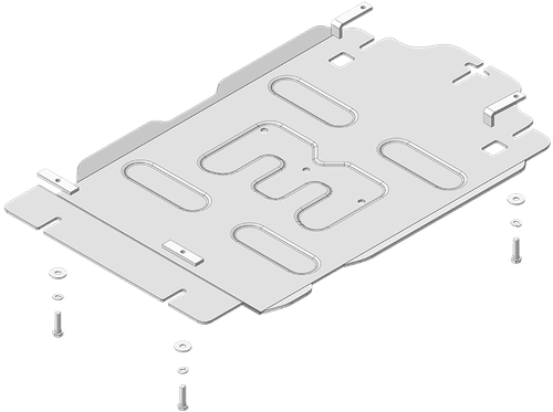 Защита КПП. 5 мм, Алюминий. для Dodge Ram 1500 2024-н.в., Motodor.32917