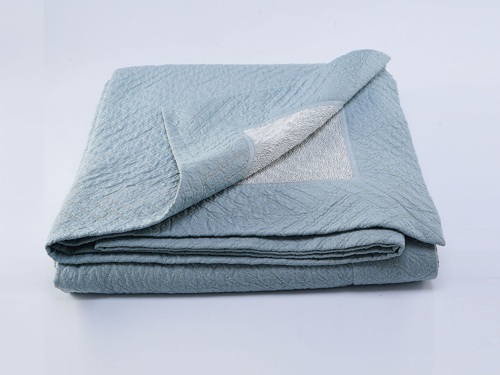 Покрывало 240x260 Claire Batiste Tilt бирюзовое