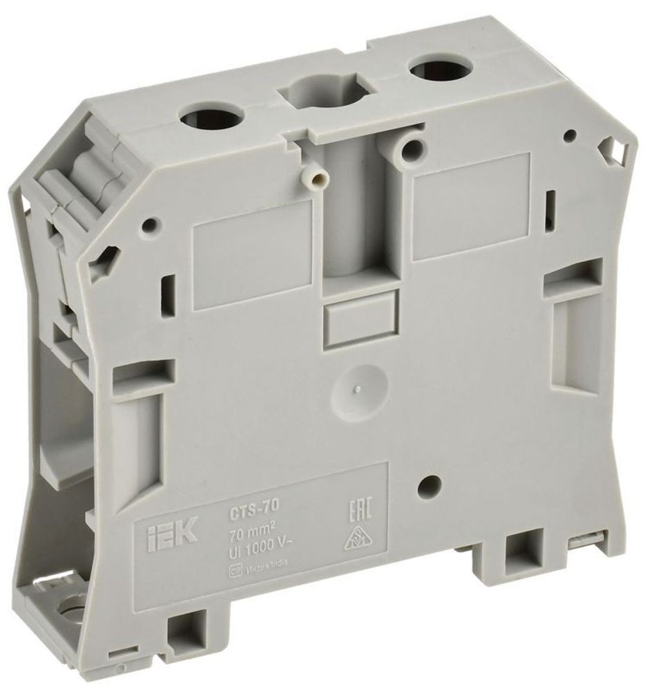 Колодка клеммная CTS ARMAFIX 70кв.мм сер. IEK YCT10-00-K03-070