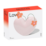 Ваза для цветов love, 15,5 см, светло-розовая