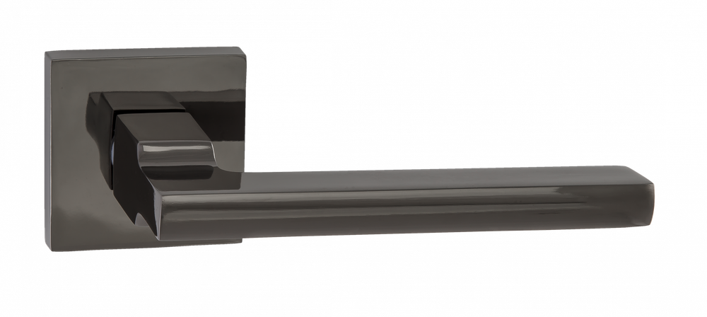 Ручка квадрат Пуэрто 514-03 BN, цвет никель черный алюминий (гарантия - 8 лет)