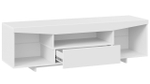 Тумба под телевизор напольная Белый Ясень/Дуб Сонома 160х45х48 см