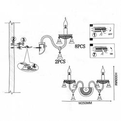 Бра Imperiumloft RAINBOW rainbow-6-wall-01