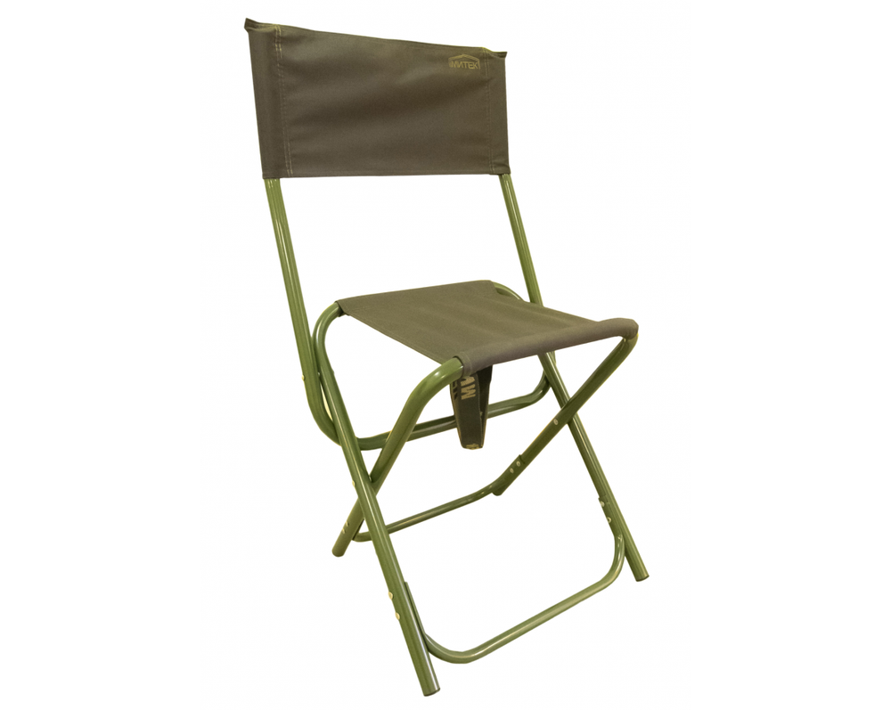 Раскладной стул со спинкой Митек Комфорт большой, до 200 кг