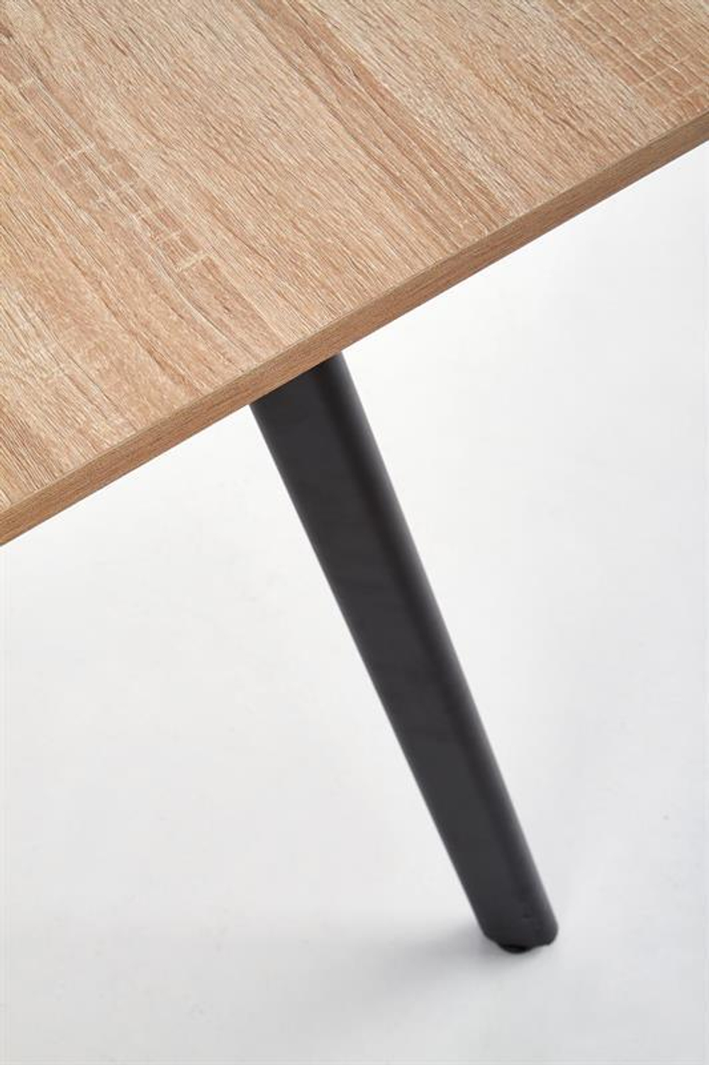 Стол обеденный Halmar ALBON раскладной (дуб сонома серый/черный)