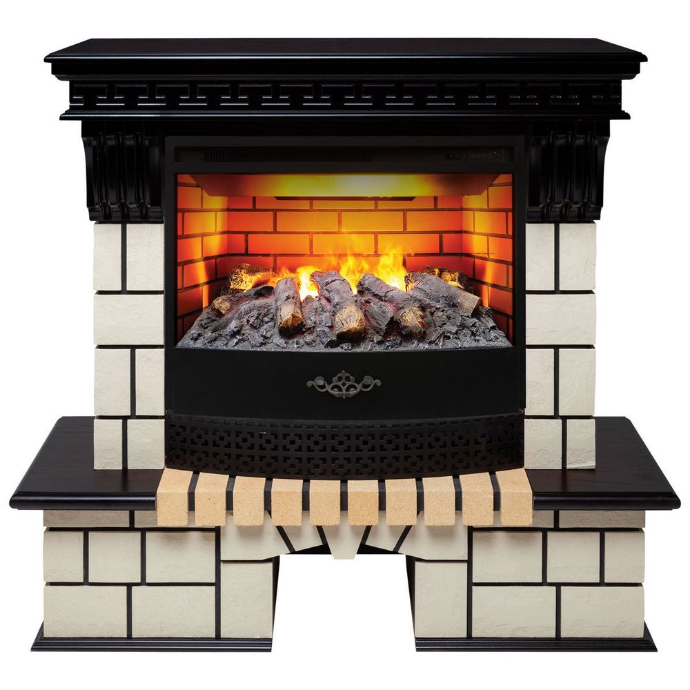 Электрокамин RealFlame Stone AO античный дуб античный дуб с очагом 3D Firestar 25,5