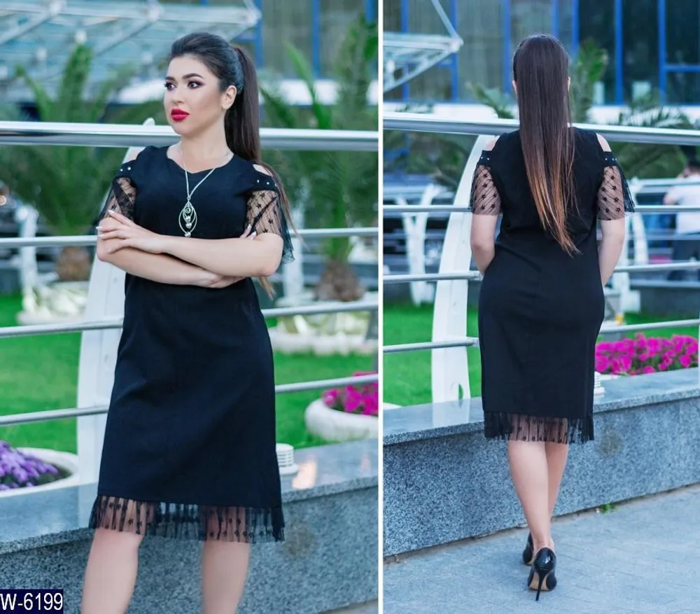 Платье W-6199 Фабрика Моды