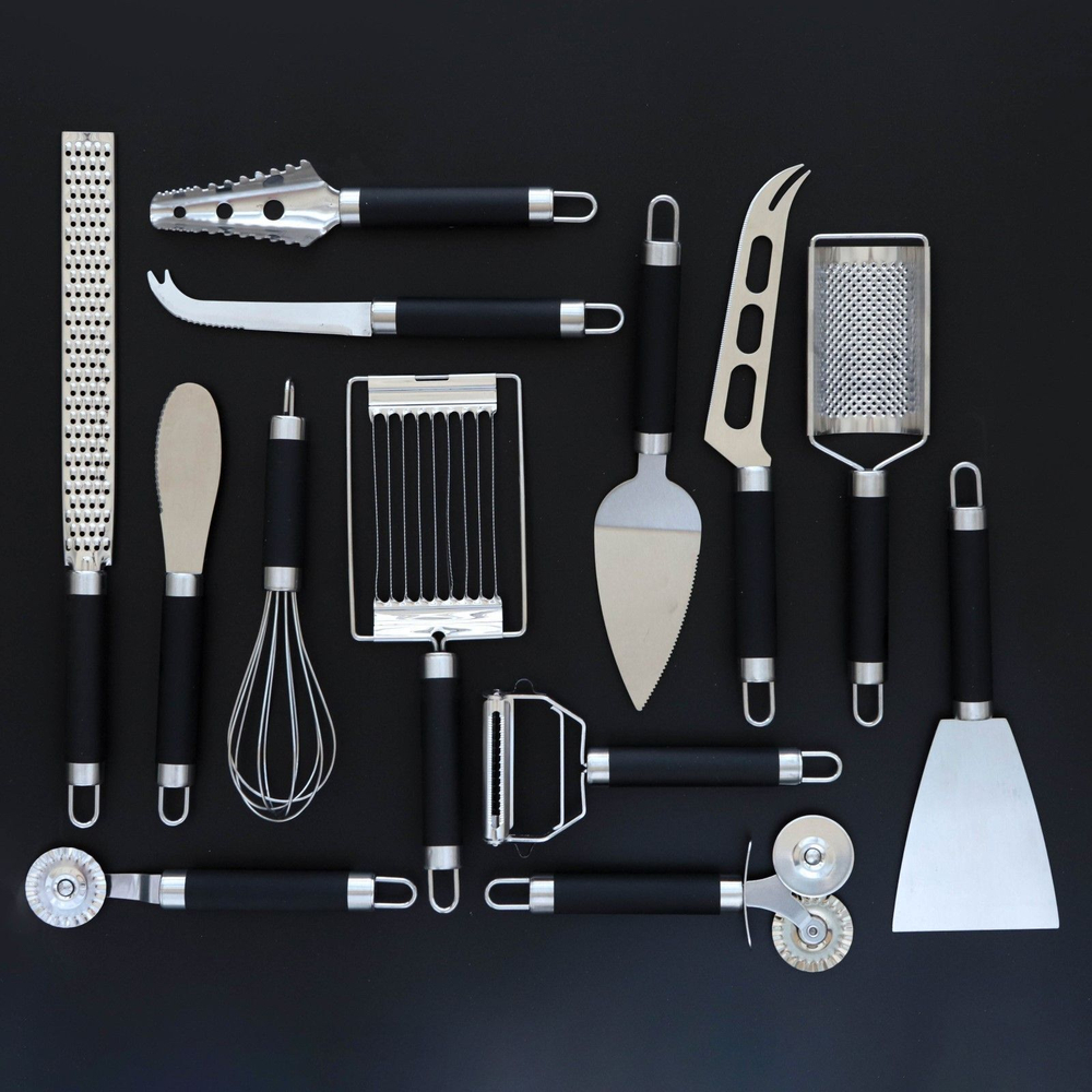 Рыбочистка Доляна Venus, нержавеющая сталь, цвет чёрный