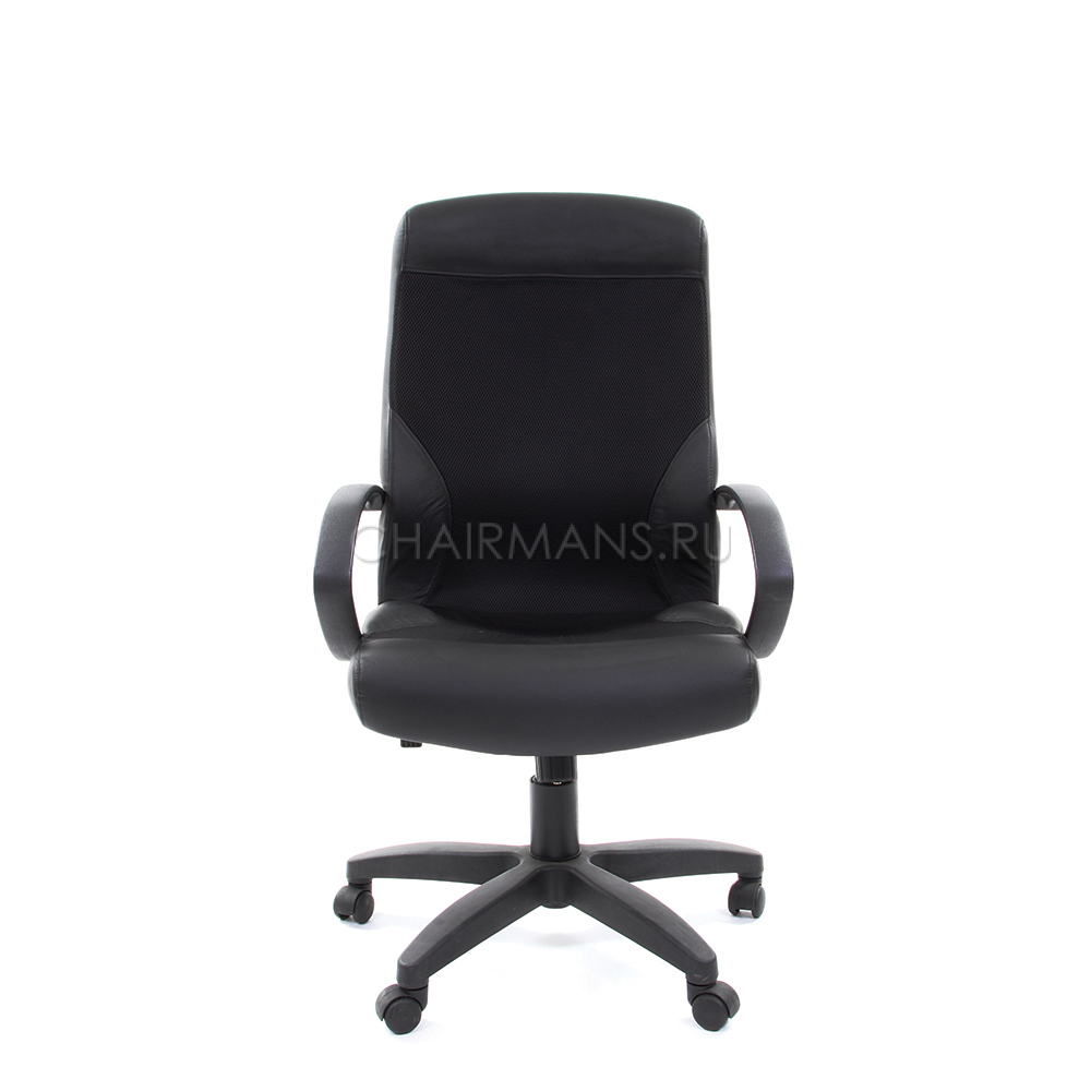Кресло руководителя Chairman 310 экокожа/ткань черный