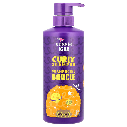 Aussie, Kids, Curly Shampoo, солнечные тропические фрукты, 475 мл (16 жидк. унц.)