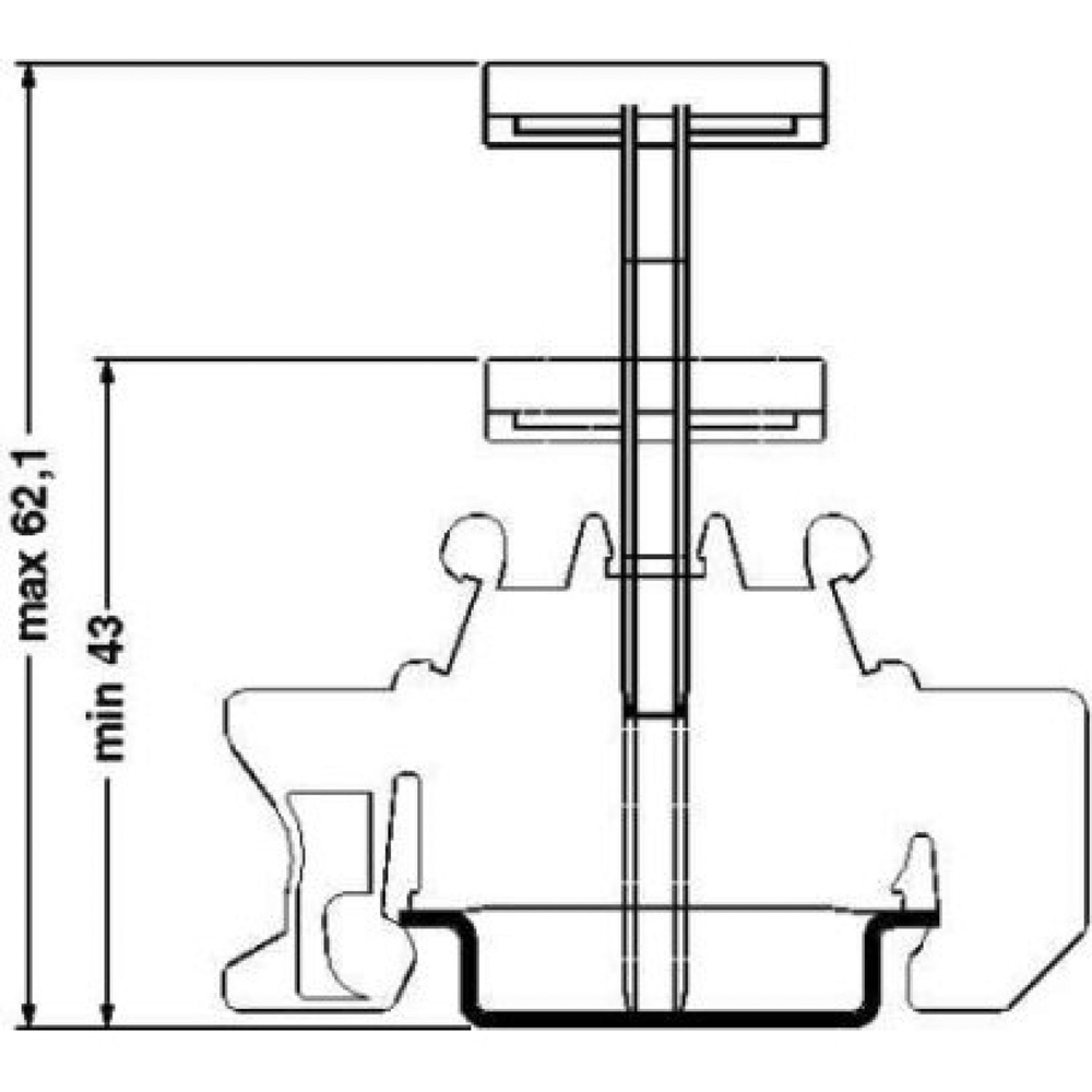 0802723 - CLIPFIX 35 WH - Концевой фиксатор