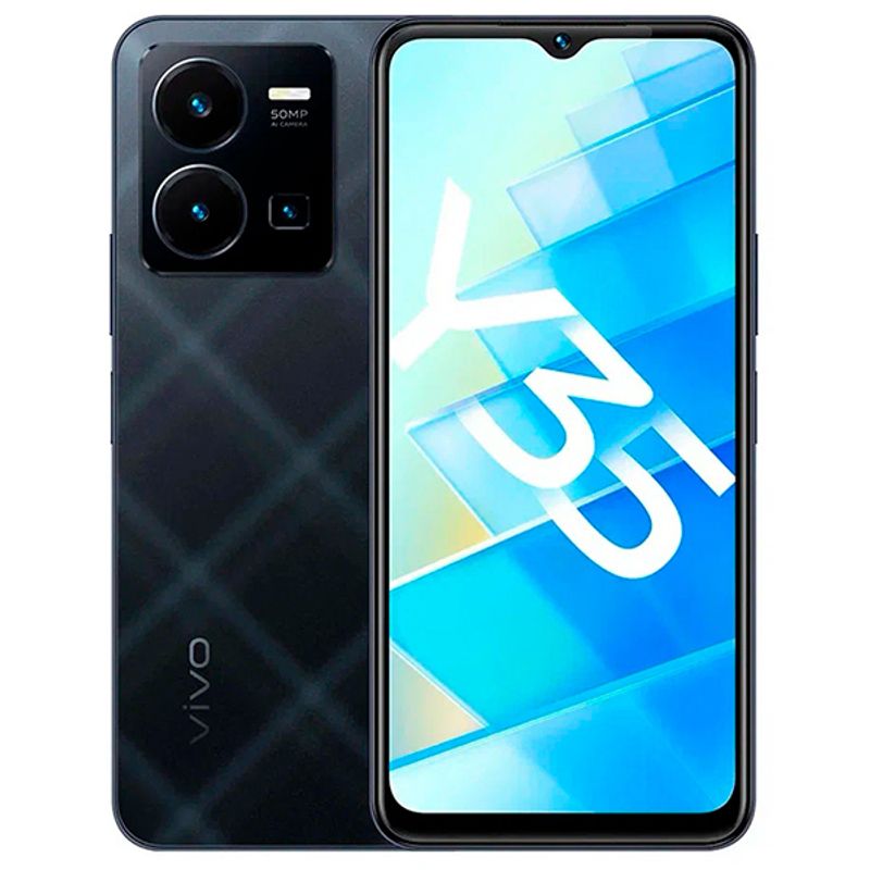 Смартфон Vivo Y35 4/64 ГБ, agate black