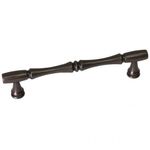 Ручка-скоба 128мм, отделка бронза темная