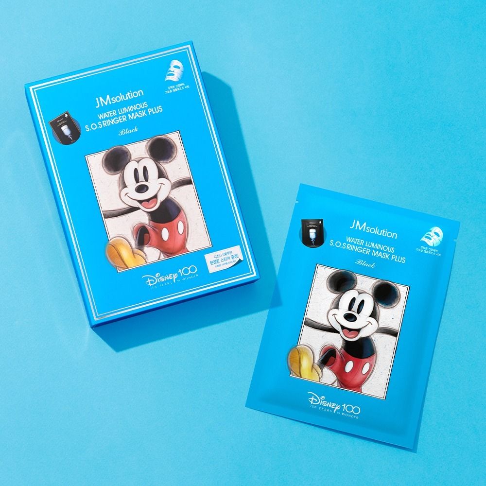 JM SOLUTION Тканевая маска ультраувлажняющая Water Luminous S.O.S. Ringer Mask Plus Disney (30 мл.)