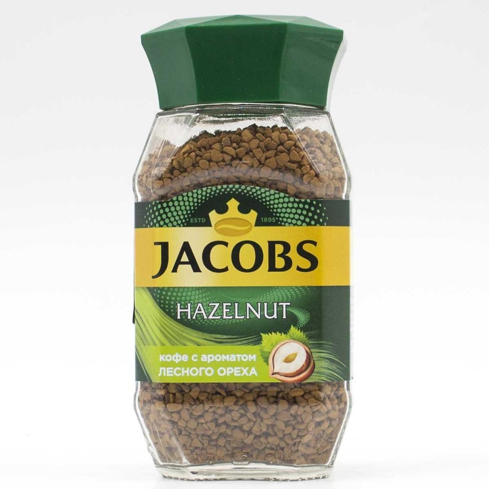 Кофе растворимый Jacobs, лесной орех, 95 гр