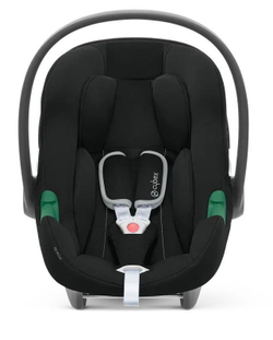 Коляска 3 в 1 Cybex Priam IV Matt Black complete и автокресло Aton B2 i-Size Volcano Black Cozy Beige