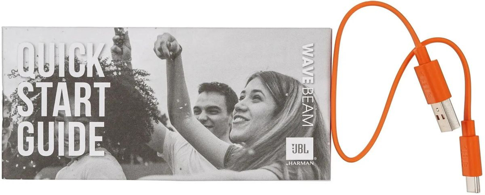 Наушники JBL Wave Beam, Bluetooth, внутриканальные, черный [jblwbeamblk]