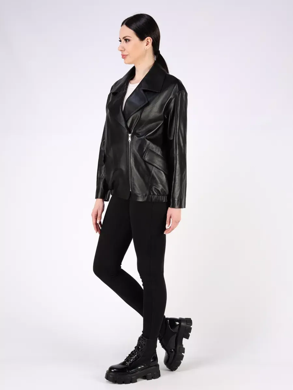 Кожаная куртка осень натуральная Турция