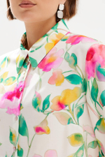 23600 Блузка женская (цветочный принт)