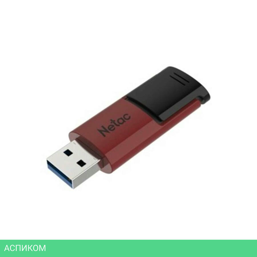 USB Flash-накопитель Netac U182 16Gb черный/красный (NT03U182N-016G-30RE)