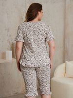 Пижама бриджи и футболка к/р 2029В