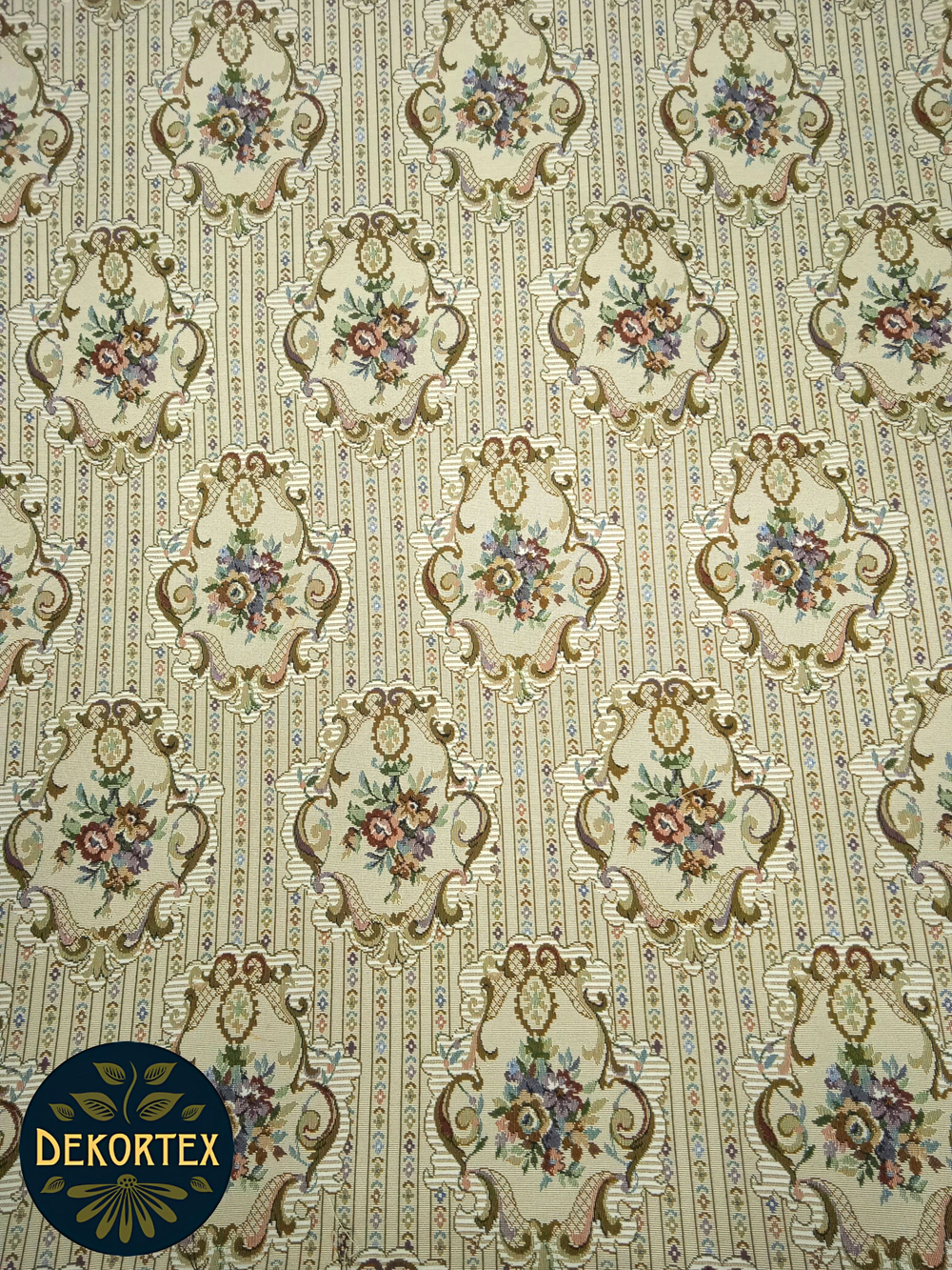 Мебельная ткань гобелен на отрез "12 стульев" (ширина 160 см) цена за п/метр