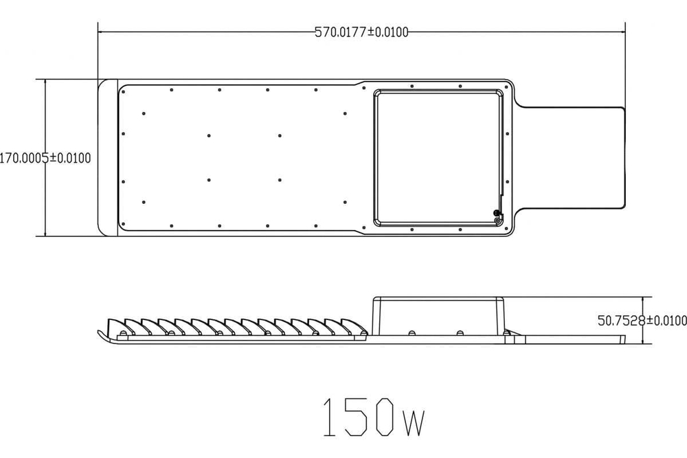 Светильник LED уличный ДКУ 120Вт 5000К 12000Лм IP65 КСС Ш-с DOB-SMD SSP-503 ЭРА Б0047166