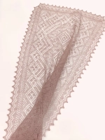 Оренбургский пуховый палантин А12040-06 магнолия