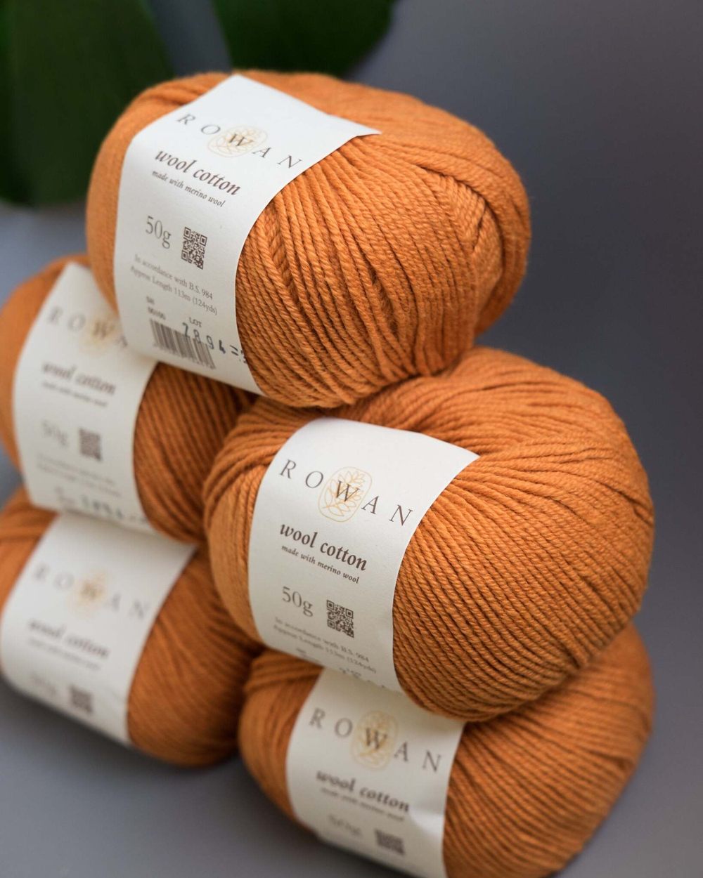 -70% Wool Cotton 5x50g | Orange