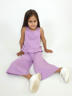 02-148-1 Комплект для девочки (туника+брюки)