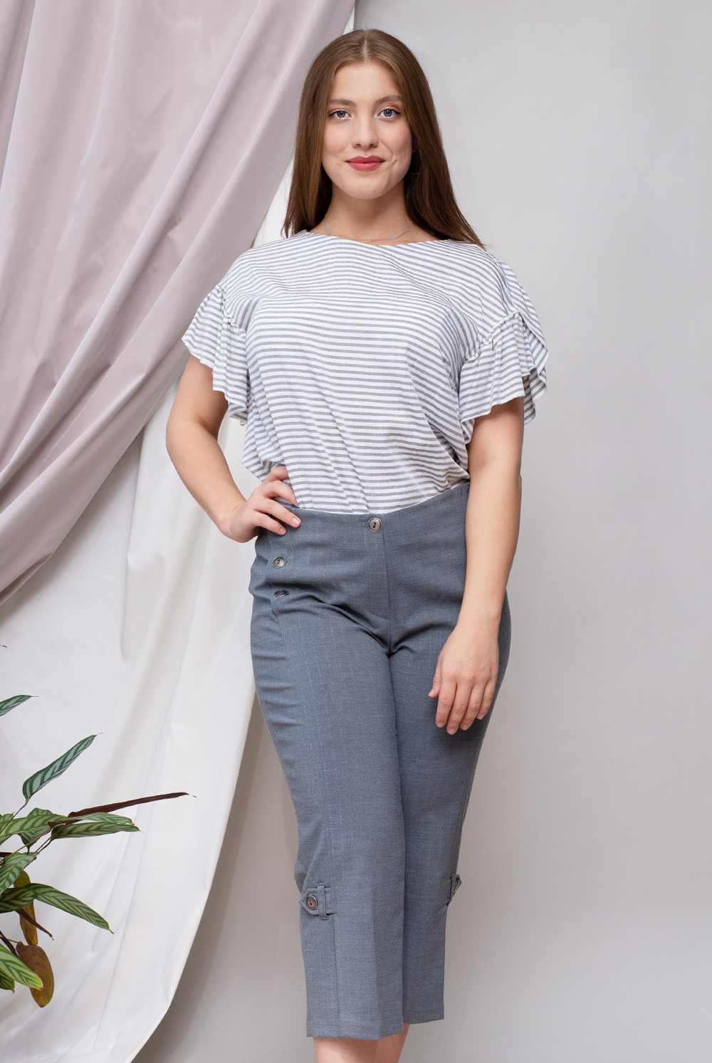 Капри 82А (1,4), люр.серый #304П0782А