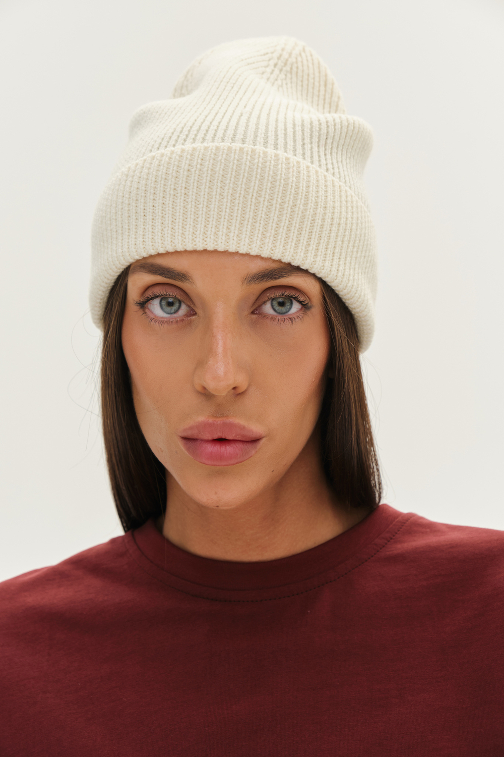Шапка SOFT BASE | Молочный