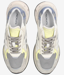 Premiata Sharky 295 Серые с белым