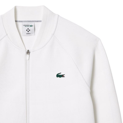 Мужская теннисная кофта Lacoste Tennis x Daniil Medvedev Sportsuit Ultra-Dry Jacket - white