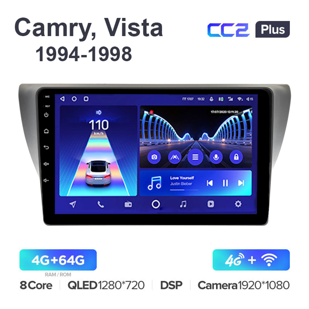 Teyes CC2 Plus 9"для Toyota Camry, Vista 1994-1998