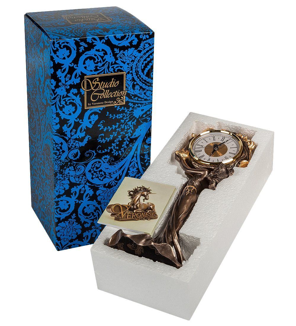 Veronese WS-687/ 2 Часы «Девушка и лотосы»