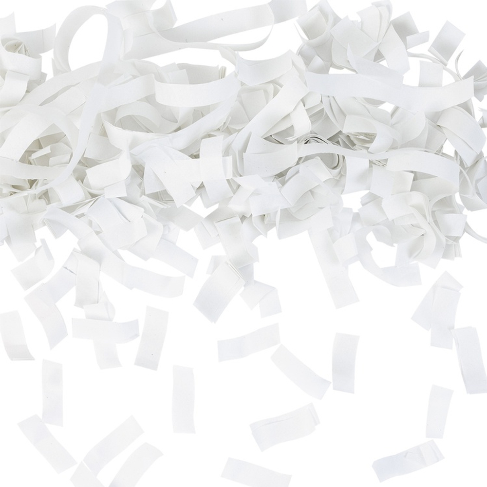 Хлопушка Бумфети 30см конф бум белое