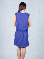 Платье женское Полиэстер, темно-синий 546957/SS16-WMN-33