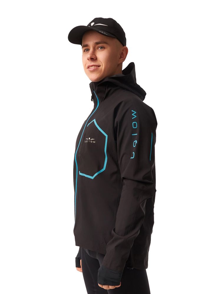 КУРТКА МУЖСКАЯ RAIN JACKET 25K WR / 35K MVP | BLACK SKYBLUE