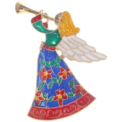Брошь «Рождественское чудо - Ангел», 5*3см